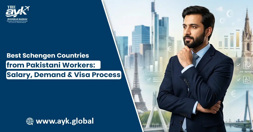 Best Schengen Countries for Pakistani Workers: Salary, Demand & Visa Process